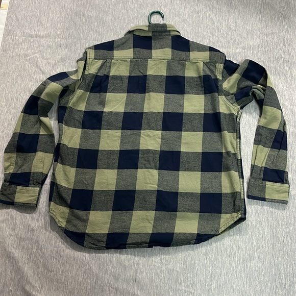 Green and blue long sleeve shirt Old Navy size Large - Picture 12 of 14